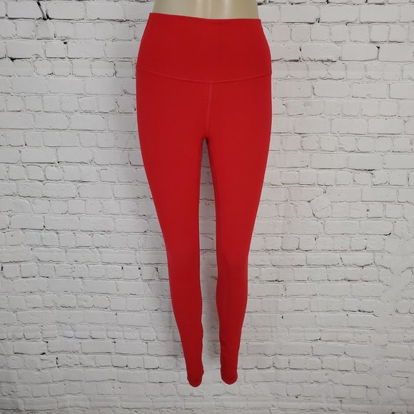 Lululemon Wunder Under Red Hi-Rise 7/8 Tight 20Y 4 - Picture 2 of 9